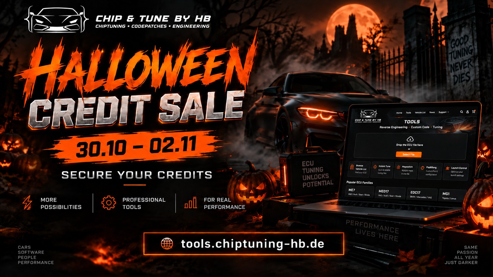 Halloween Credit Sale 30.10. - 02.11.